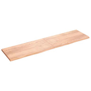 Stolna ploča svjetlosmeđa 200x50x(2-4) cm tretirana hrastovina