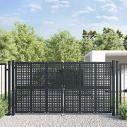 Vrtna vrata antracit boje 300x150 cm čelik