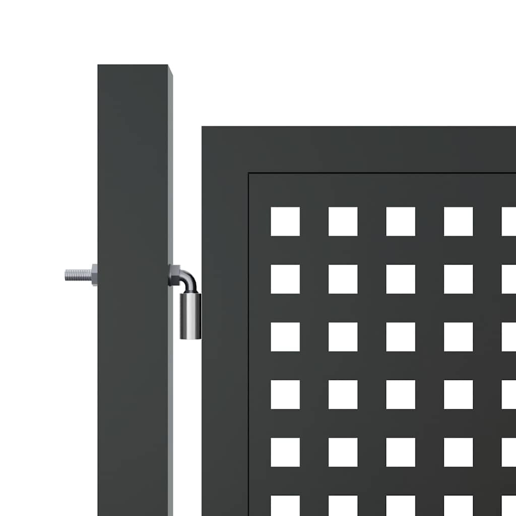 Vrtna vrata antracit 400x150 cm čelik