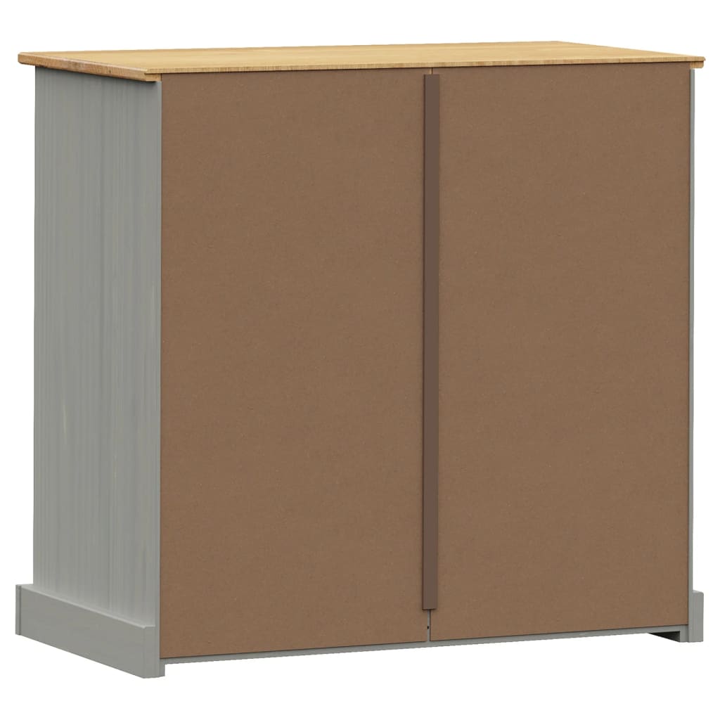 Ladičar VIGO sivi 80 x 40 x 76 cm od masivne borovine