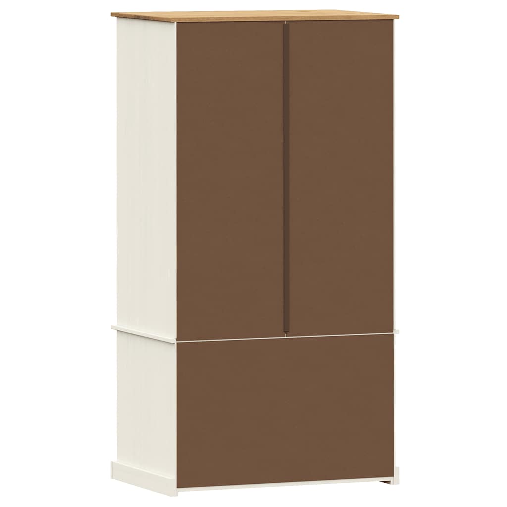 Ormar VIGO bijeli 90 x 55 x 170 cm od masivne borovine