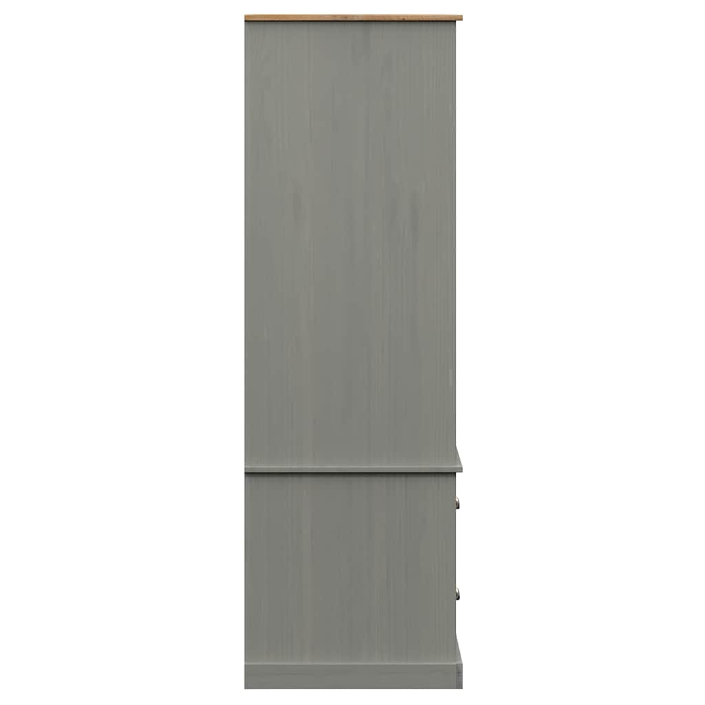 Ormar VIGO sivi 90 x 55 x 170 cm od masivne borovine