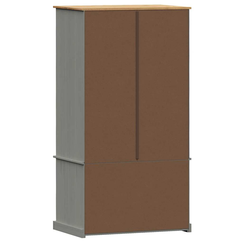 Ormar VIGO sivi 90 x 55 x 170 cm od masivne borovine