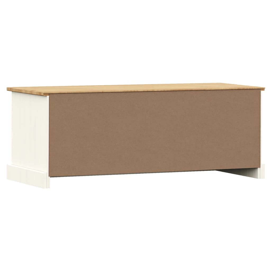 TV ormarić VIGO bijeli 106 x 40 x 40 cm od masivne borovine