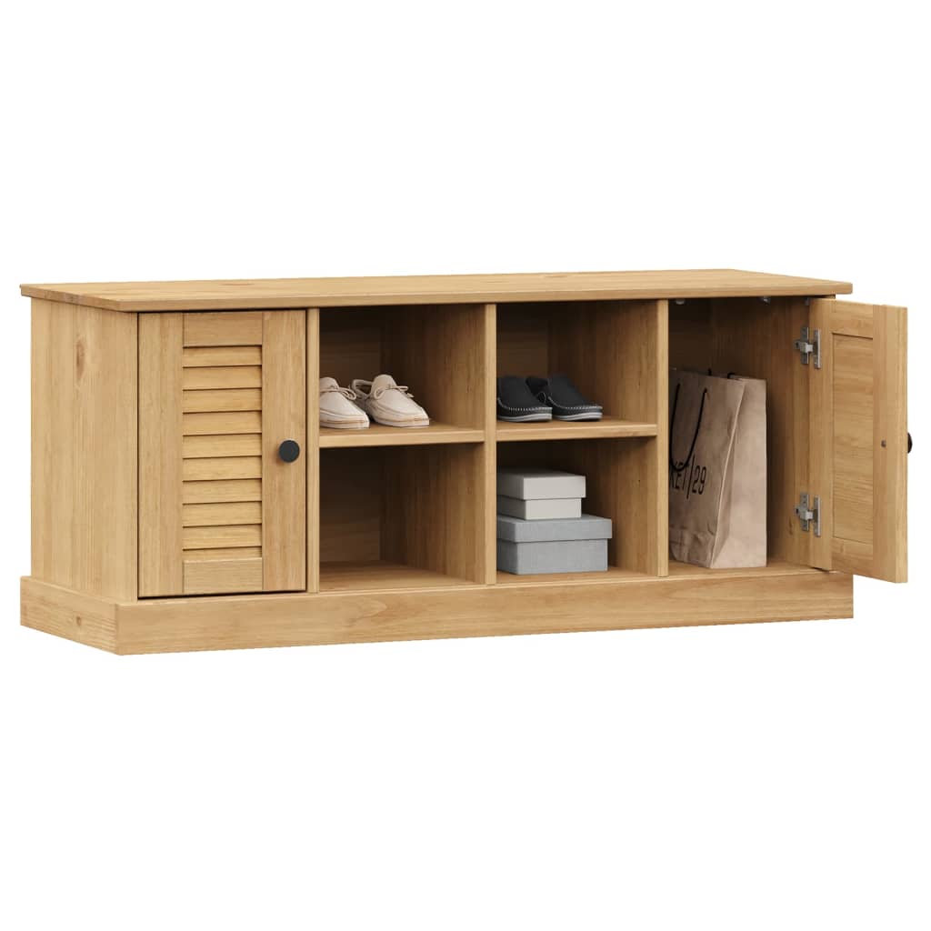 Klupa za cipele VIGO 106 x 35 x 45 cm od masivne borovine