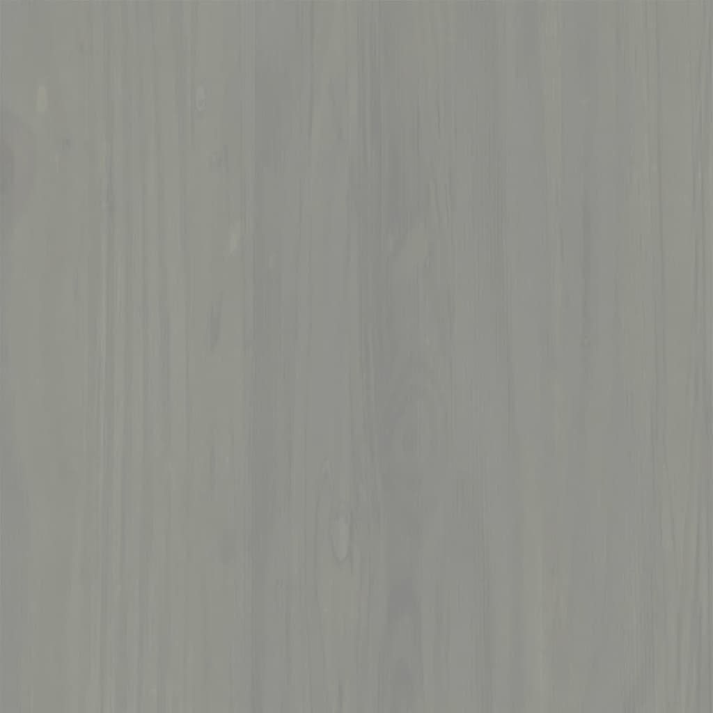 Klupa za cipele VIGO siva 106 x 35 x 45 cm od masivne borovine