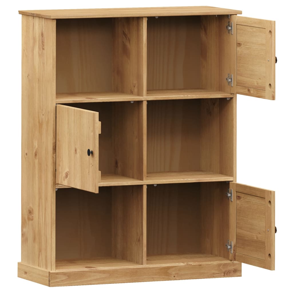 Regal za knjige VIGO 90 x 35 x 114,5 cm od masivne borovine