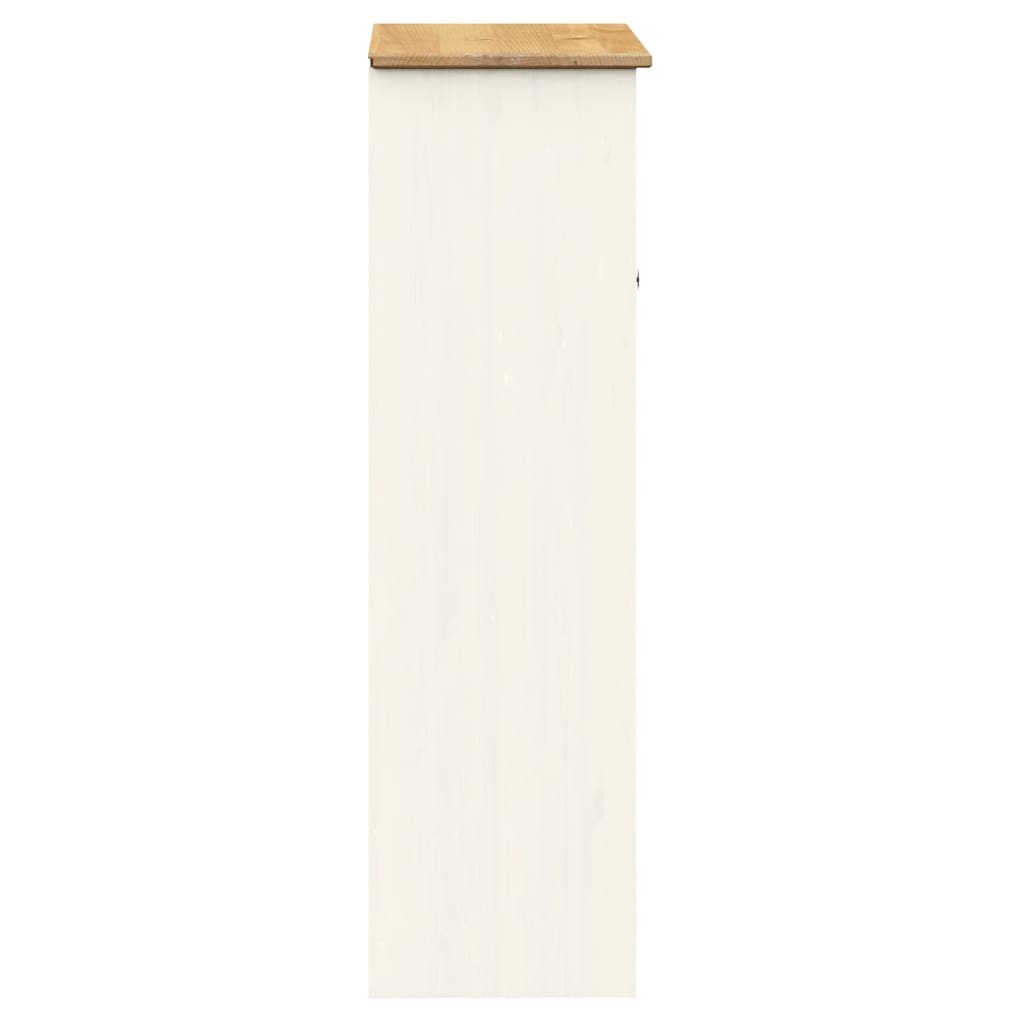 Gornji dio za komodu VIGO bijeli 78x30x100 cm masivna borovina