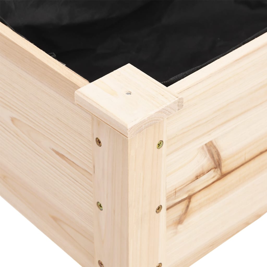 Sadilica s kotačima i oblogom 118x59x80 cm od masivne jelovine