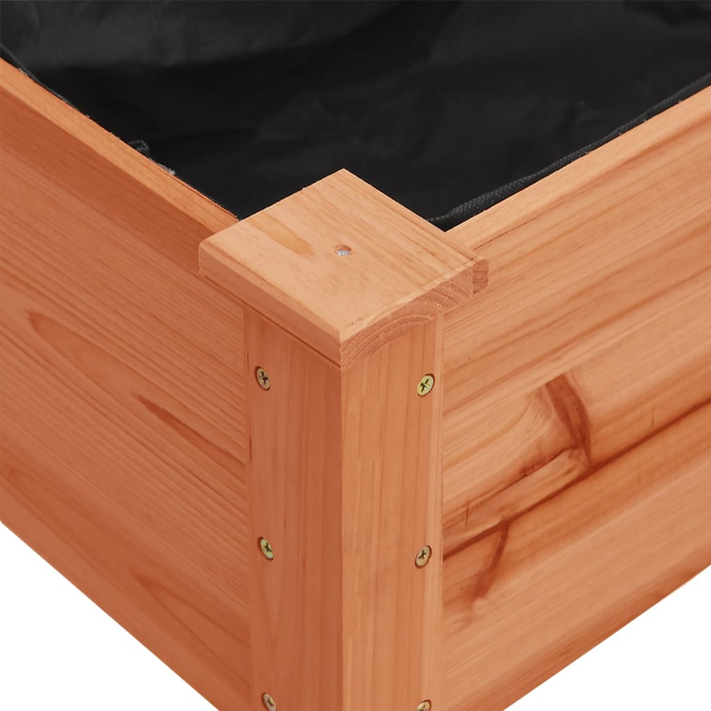 Sadilica s kotačima i oblogom smeđa 118x59x80 cm od jelovine