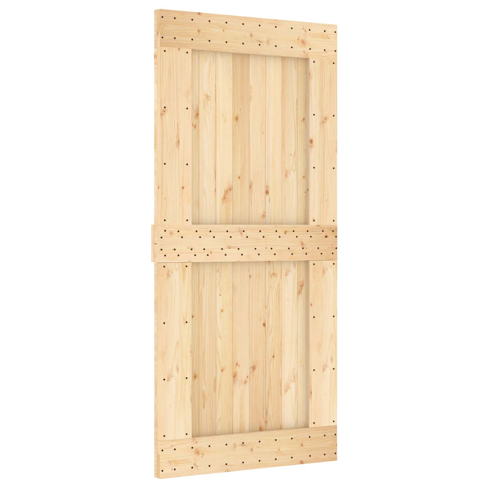 Vrata NARVIK Prirodna 95 x 210 cm Čvrsta borovina