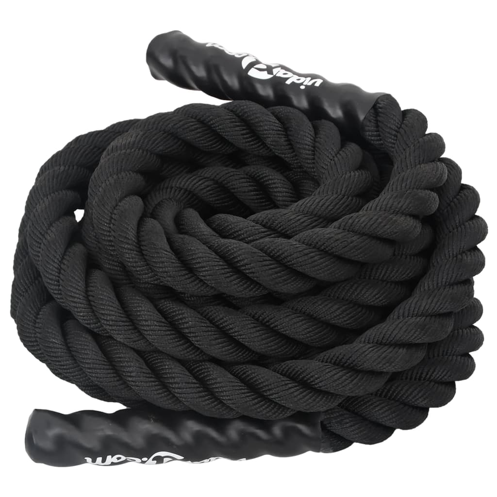 Borbeno uže crno 6 m 4,5 kg poliester