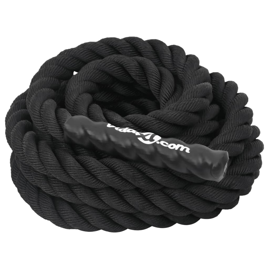 Borbeno uže crno 9 m 6,8 kg poliester