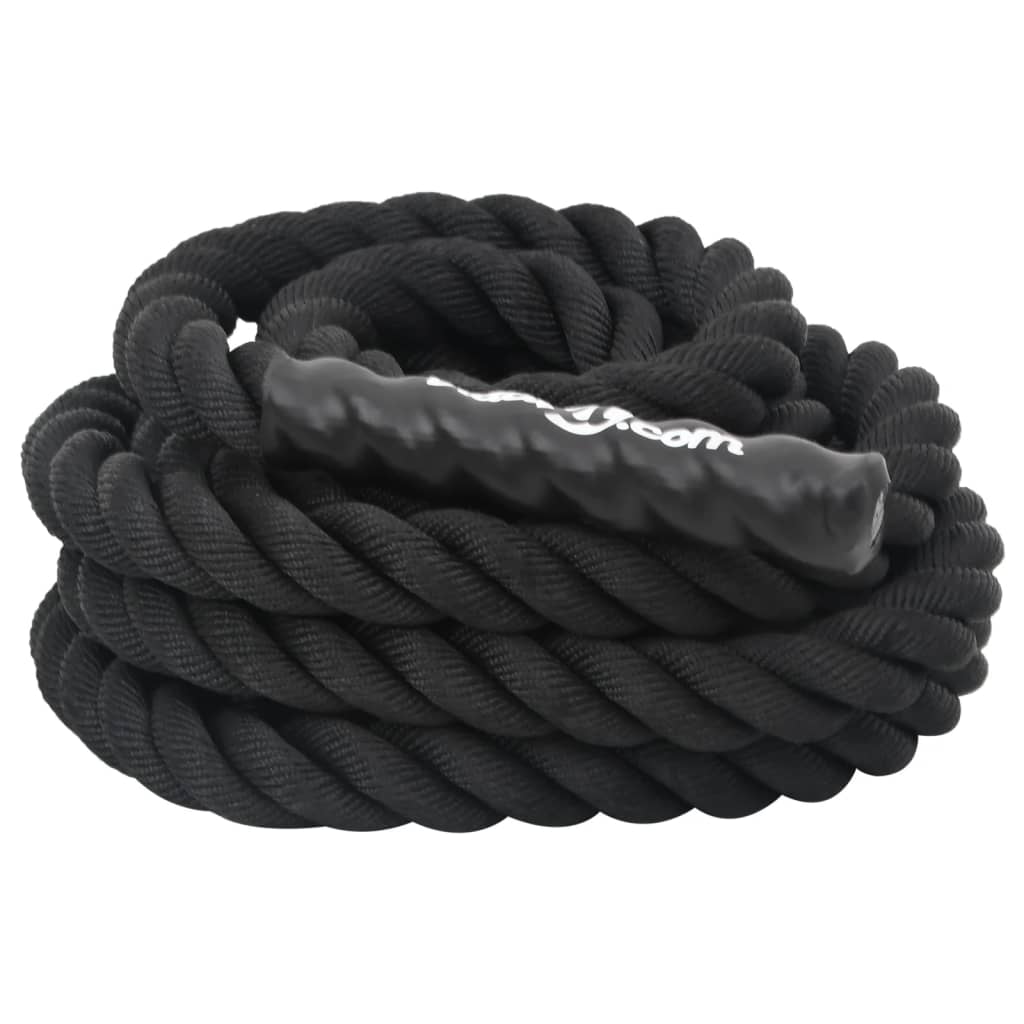 Borbeno uže crno 9 m 6,8 kg poliester