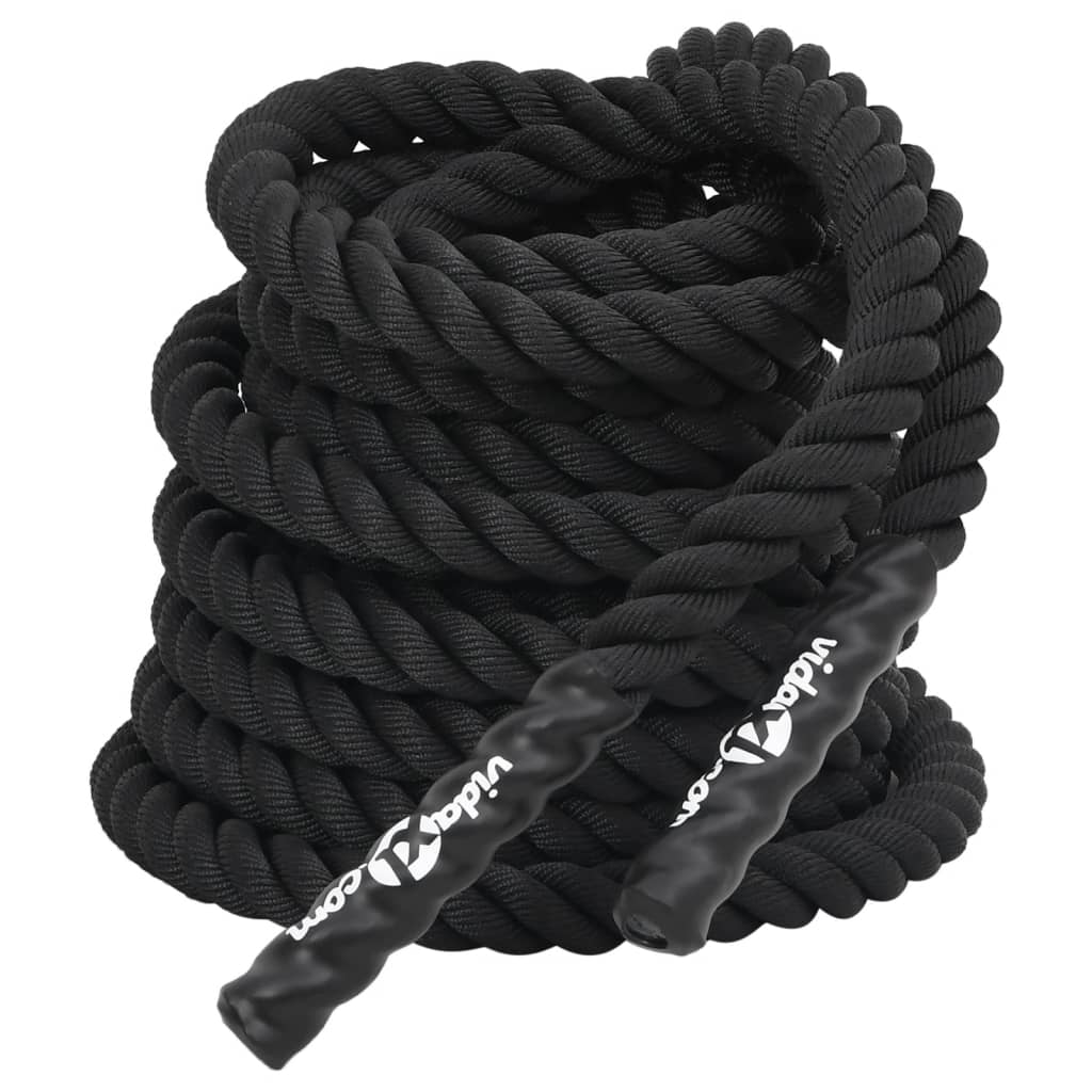 Borbeno uže crno 12 m 9 kg poliester