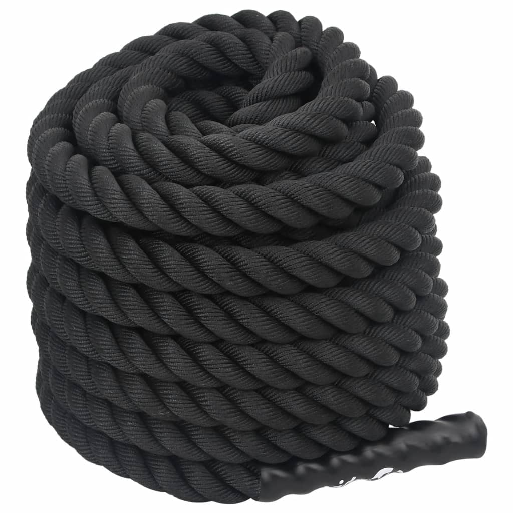 Borbeno uže crno 15 m 11 kg poliester
