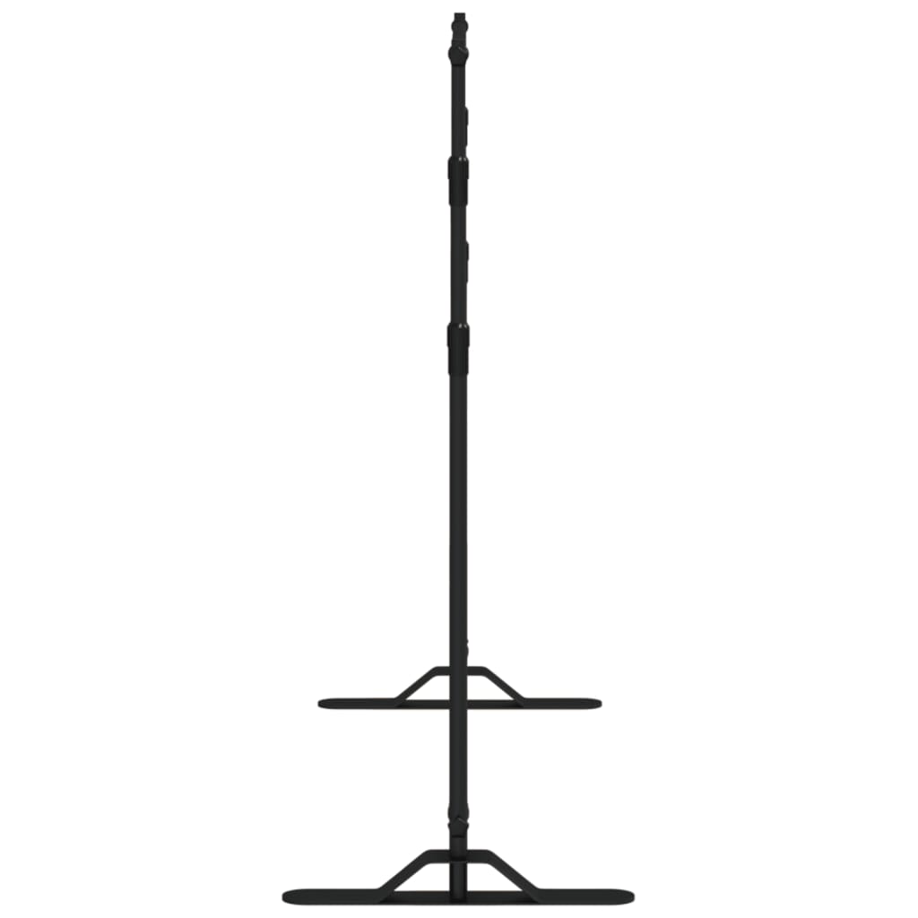 Stalci za pozadinu 2 kom crni 254 x 243 cm čelični