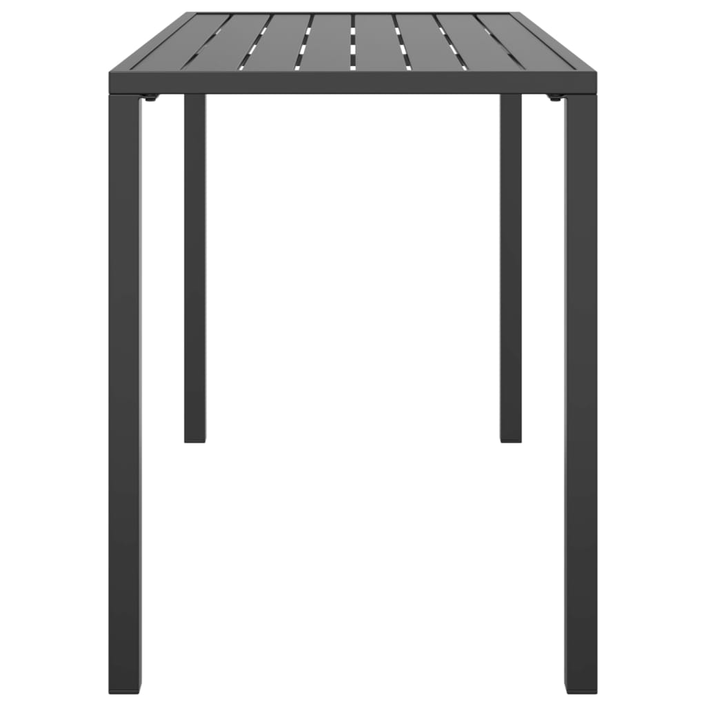 Vrtni blagovaonski stol antracit 110 x 54 x 70 cm čelični
