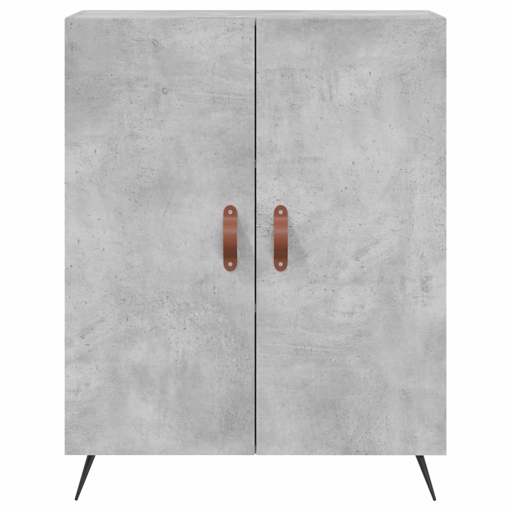 Komoda siva boja betona 69,5x34x90 cm od konstruiranog drva