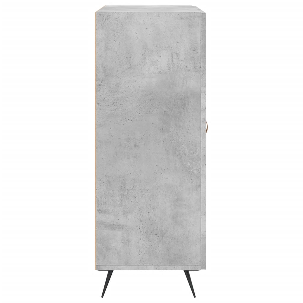 Komoda siva boja betona 69,5x34x90 cm od konstruiranog drva