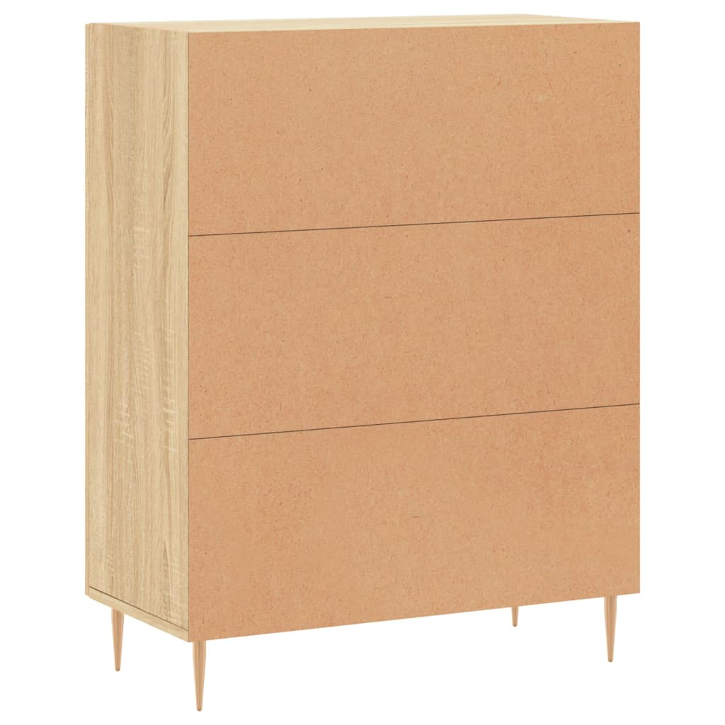 Komoda boja hrasta sonome 69,5x34x90 cm od konstruiranog drva