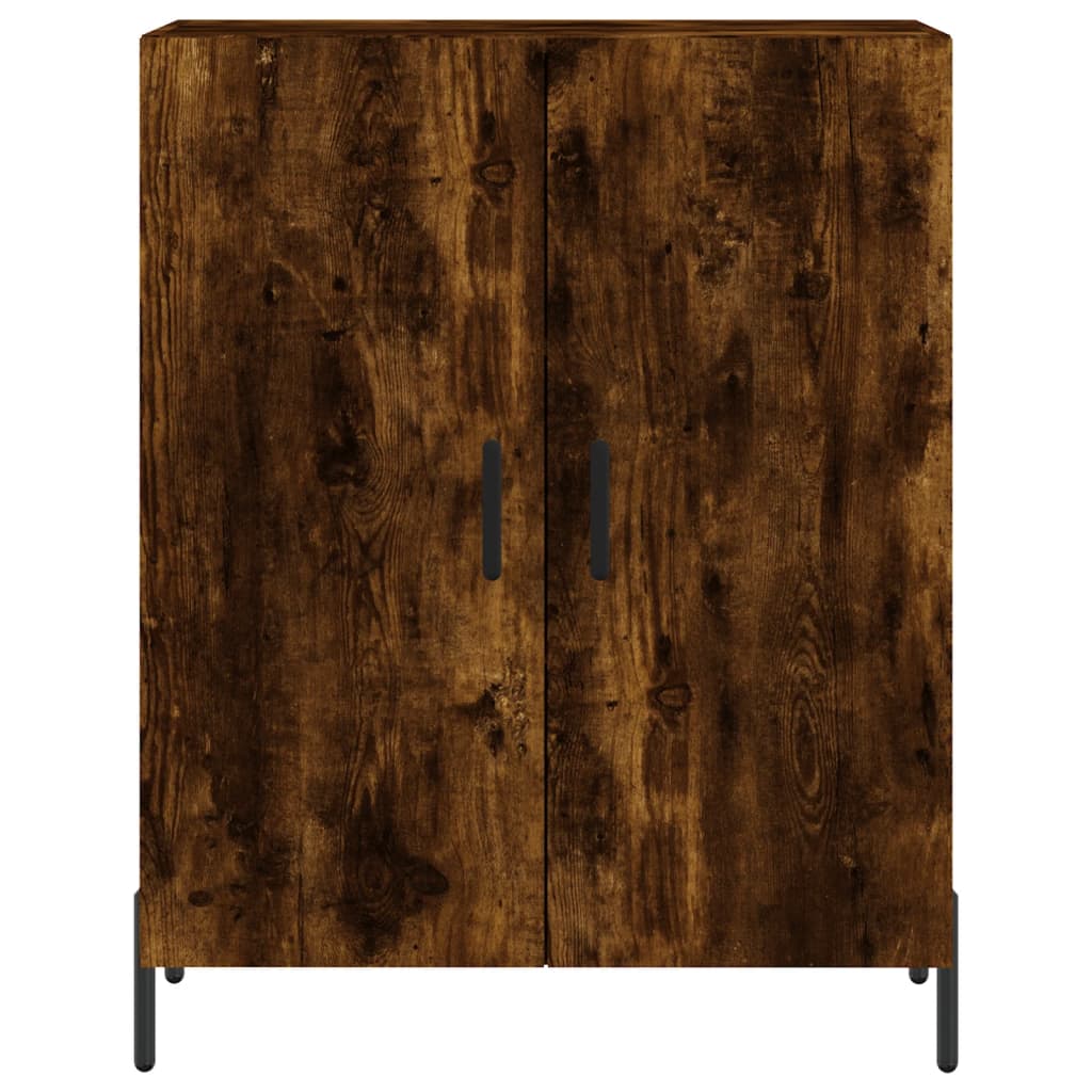 Komoda boja dimljenog hrasta 69,5x34x90 cm konstruirano drvo