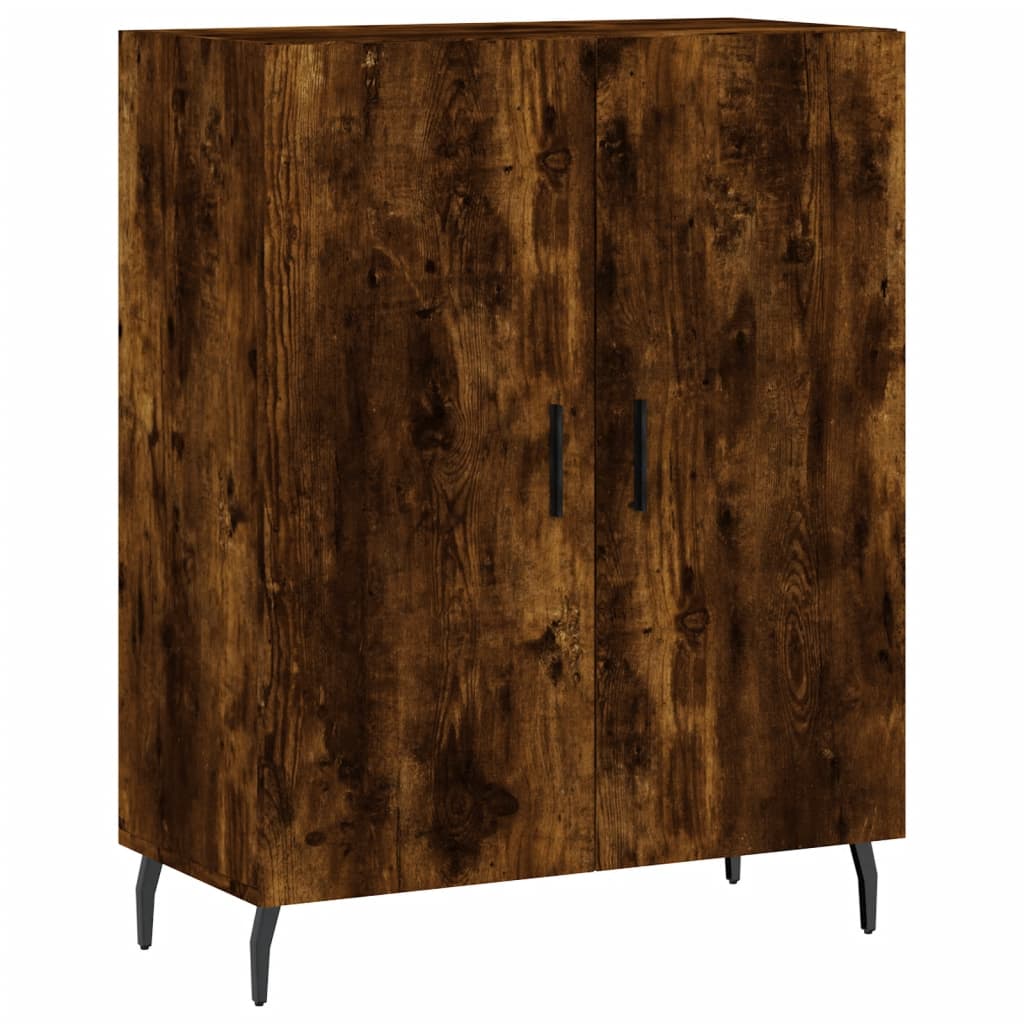 Komoda boja dimljenog hrasta 69,5x34x90 cm konstruirano drvo