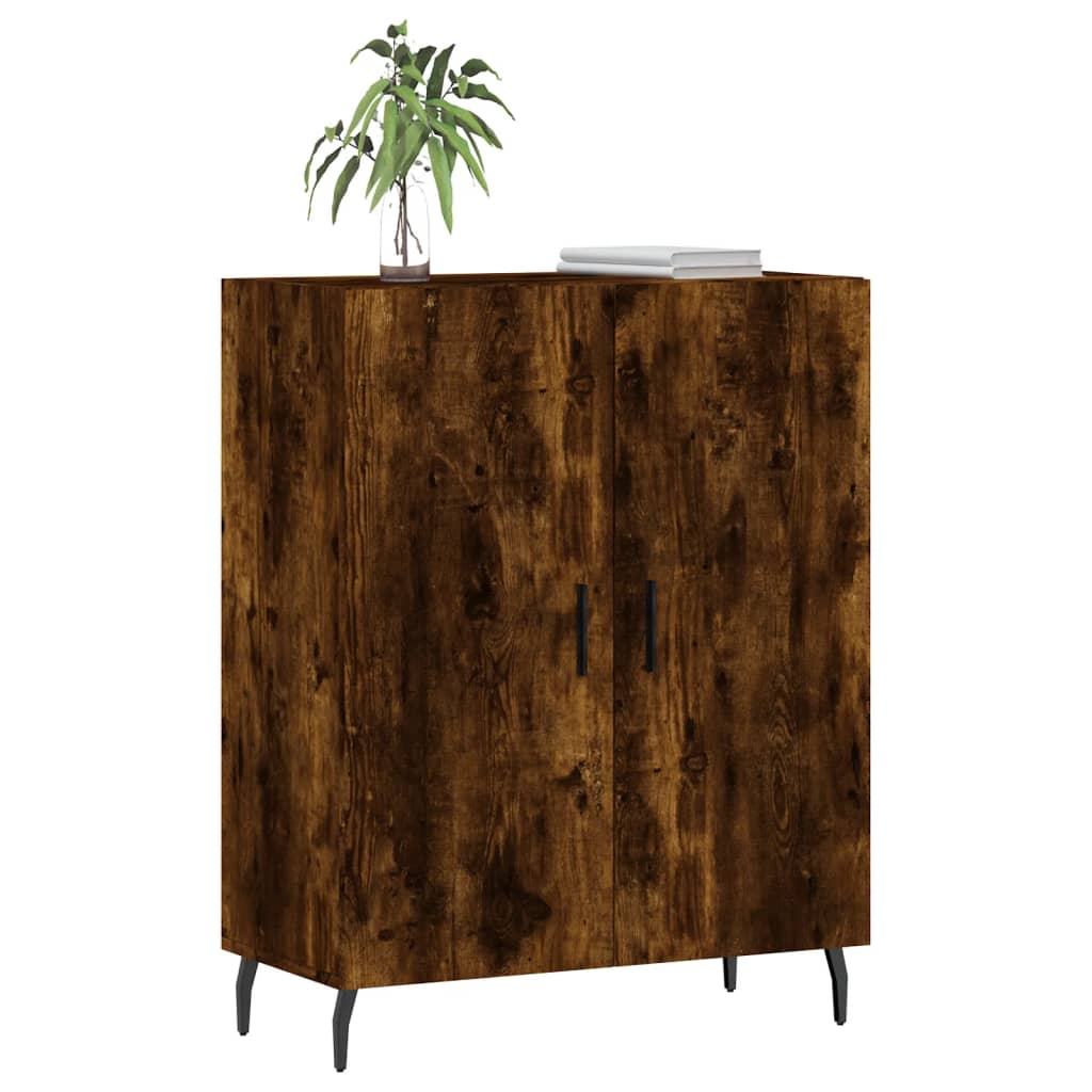 Komoda boja dimljenog hrasta 69,5x34x90 cm konstruirano drvo