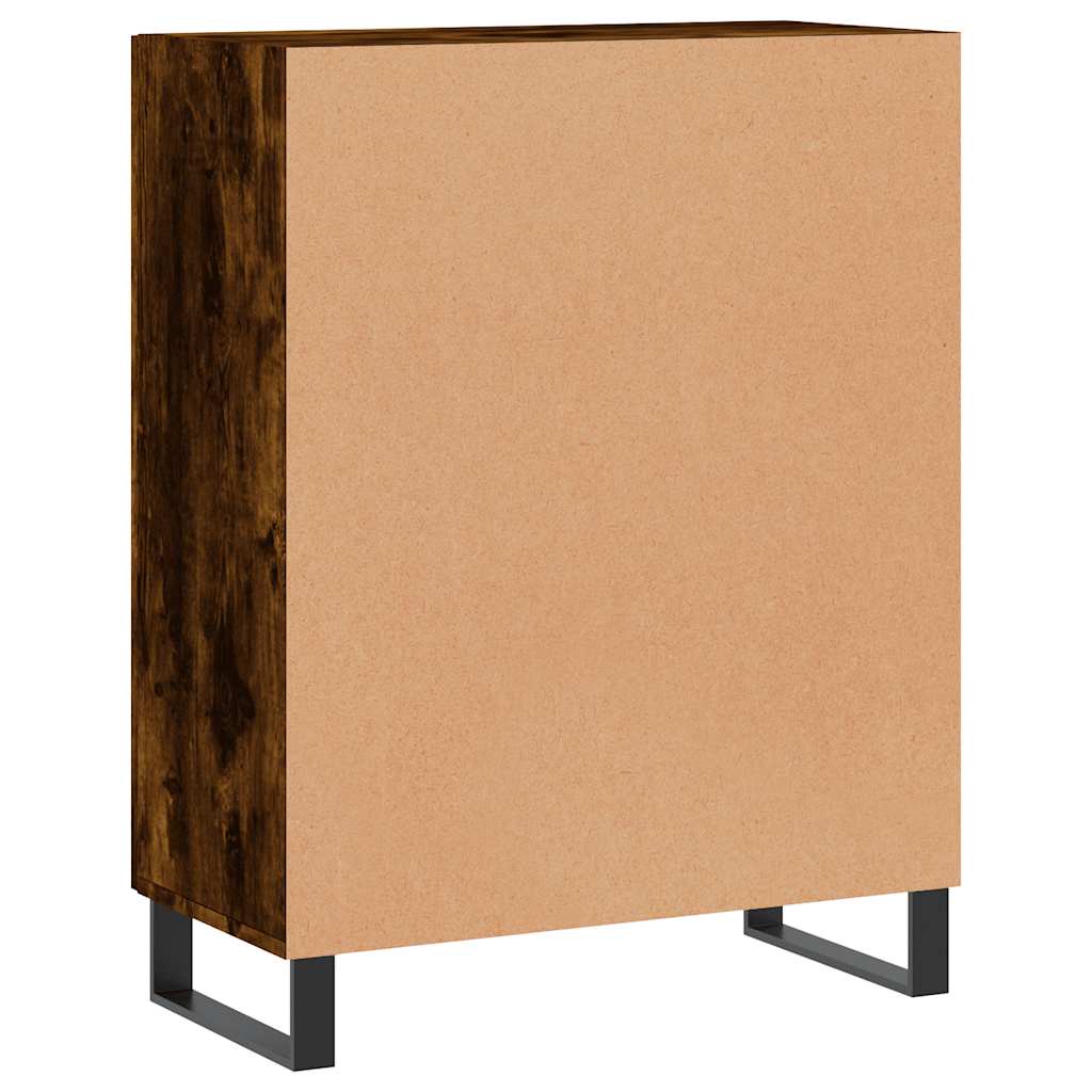 Komoda boja dimljenog hrasta 69,5x34x90 cm konstruirano drvo