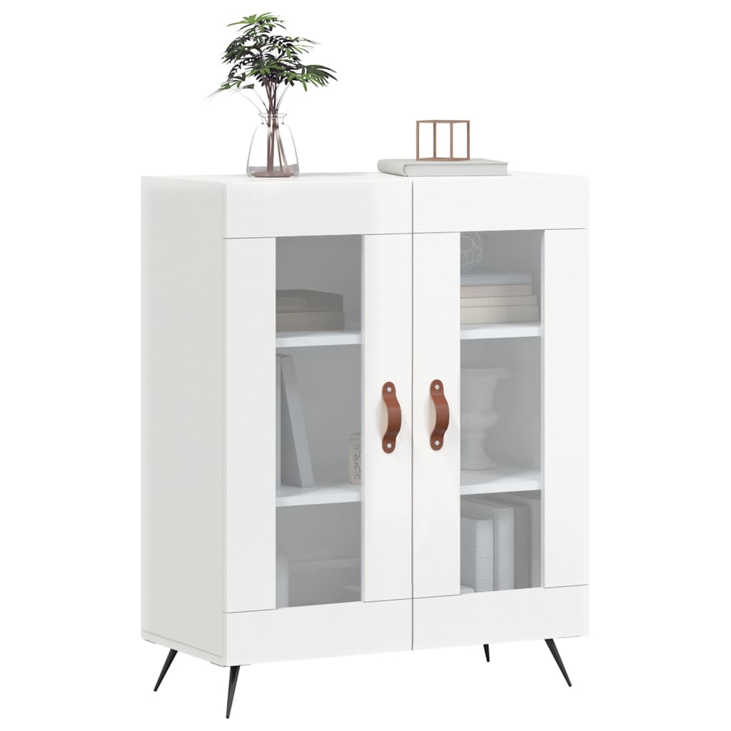 Komoda sjajna bijela 69,5x34x90 cm od konstruiranog drva