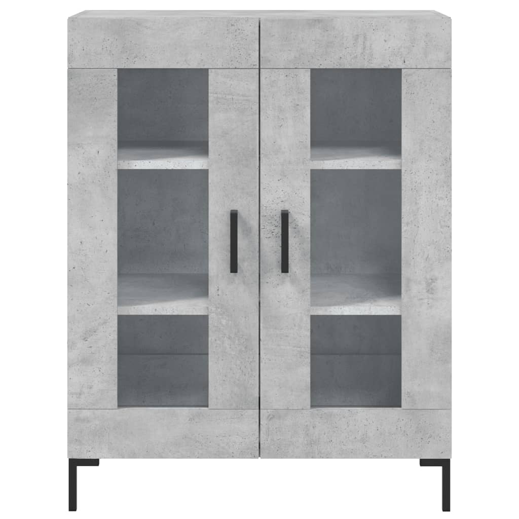 Komoda siva boja betona 69,5x34x90 cm od konstruiranog drva