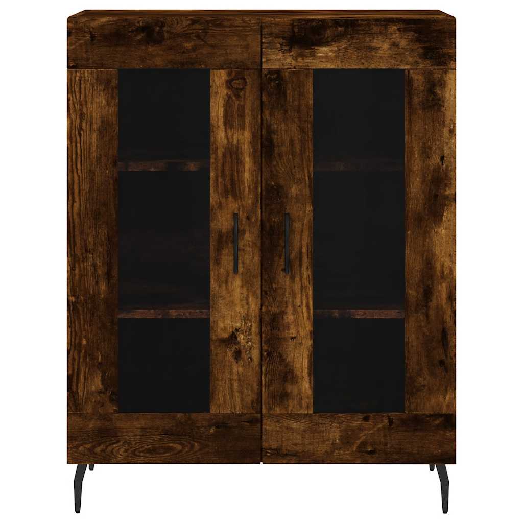 Komoda boja dimljenog hrasta 69,5x34x90 cm konstruirano drvo