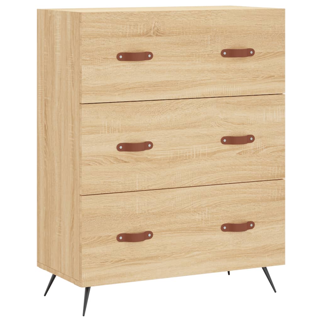 Komoda boja hrasta sonome 69,5 x 34 x 90 cm konstruirano drvo