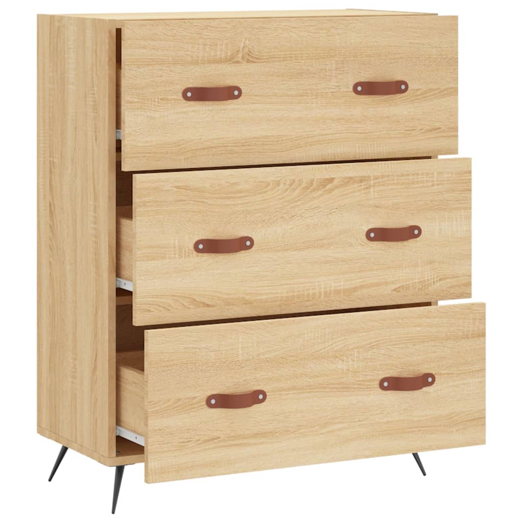 Komoda boja hrasta sonome 69,5 x 34 x 90 cm konstruirano drvo