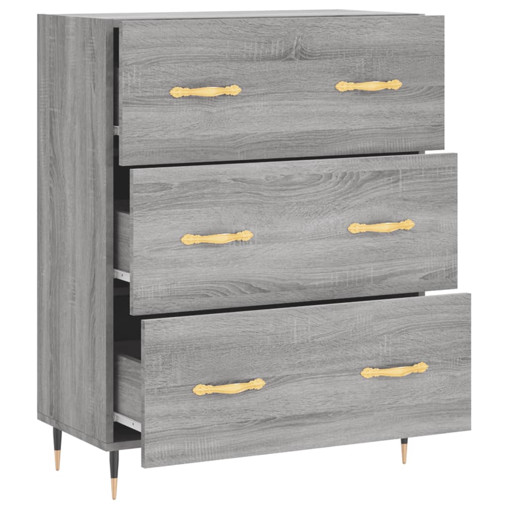 Komoda boja hrasta sonome 69,5 x 34 x 90 cm konstruirano drvo