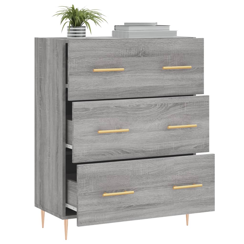 Komoda boja hrasta sonome 69,5 x 34 x 90 cm konstruirano drvo