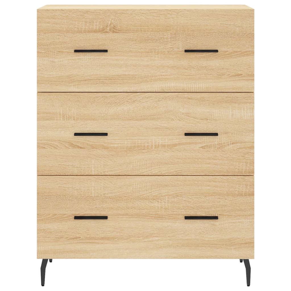 Komoda boja hrasta sonome 69,5x34x90 cm od konstruiranog drva