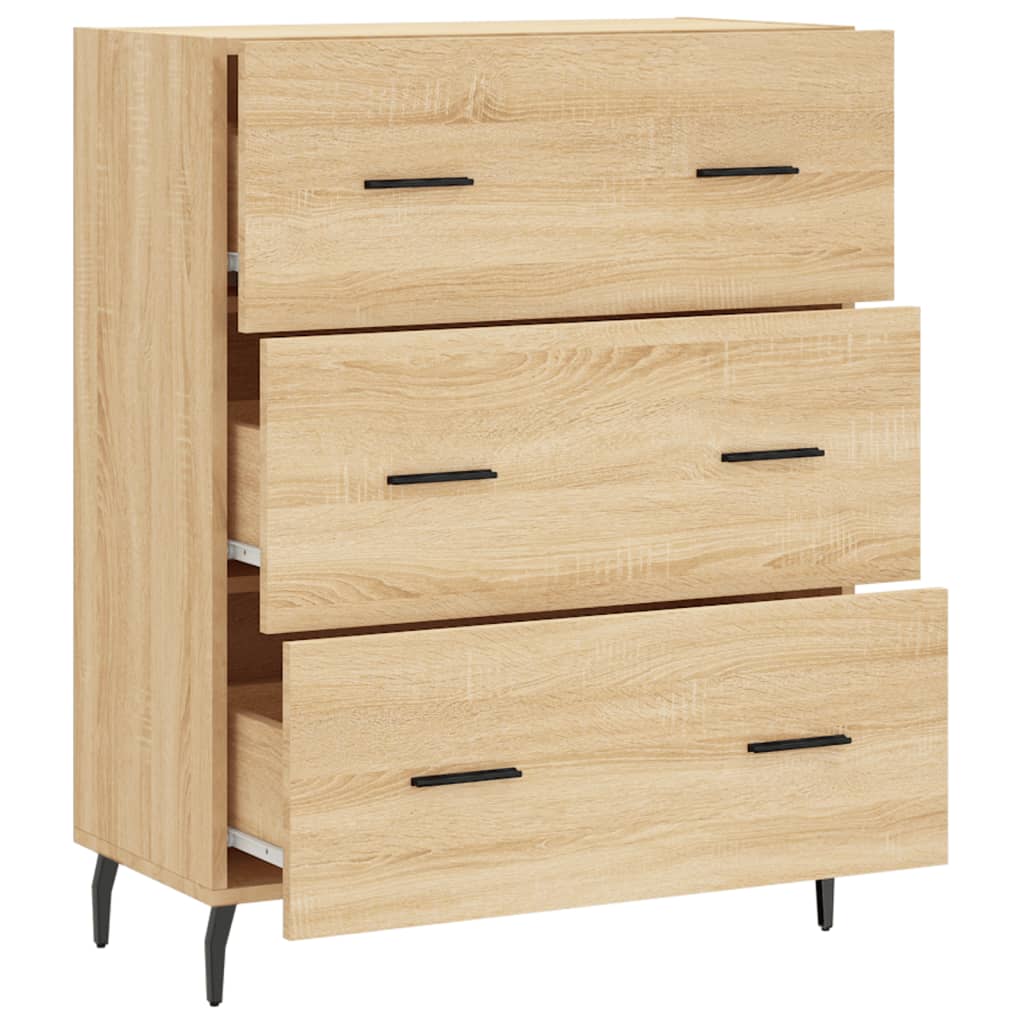 Komoda boja hrasta sonome 69,5x34x90 cm od konstruiranog drva