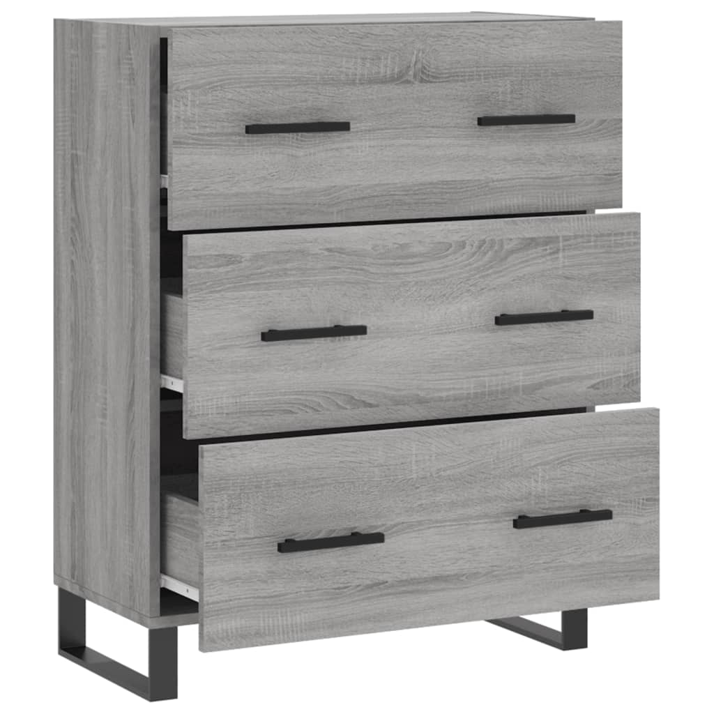 Komoda boja hrasta sonome 69,5 x 34 x 90 cm konstruirano drvo