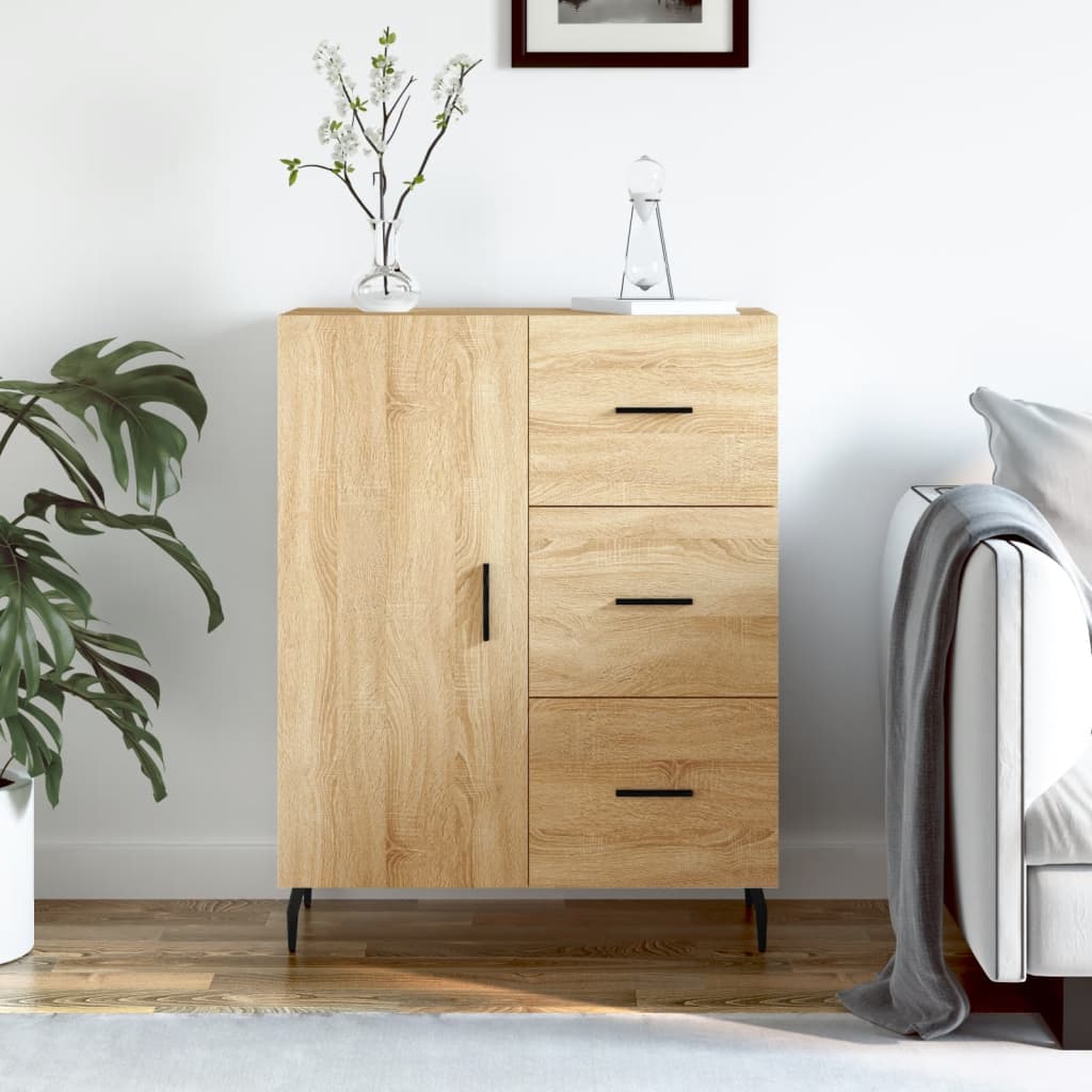 Komoda boja hrasta sonome 69,5x34x90 cm od konstruiranog drva