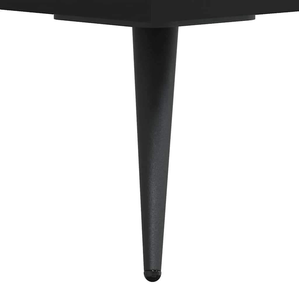Komoda crna 69,5 x 34 x 90 cm od konstruiranog drva