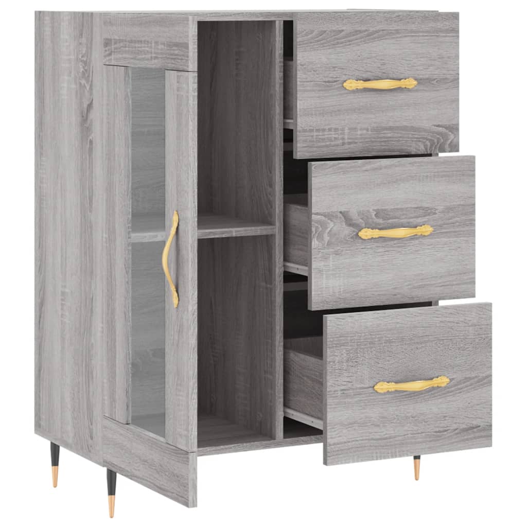 Komoda boja hrasta sonome 69,5 x 34 x 90 cm konstruirano drvo