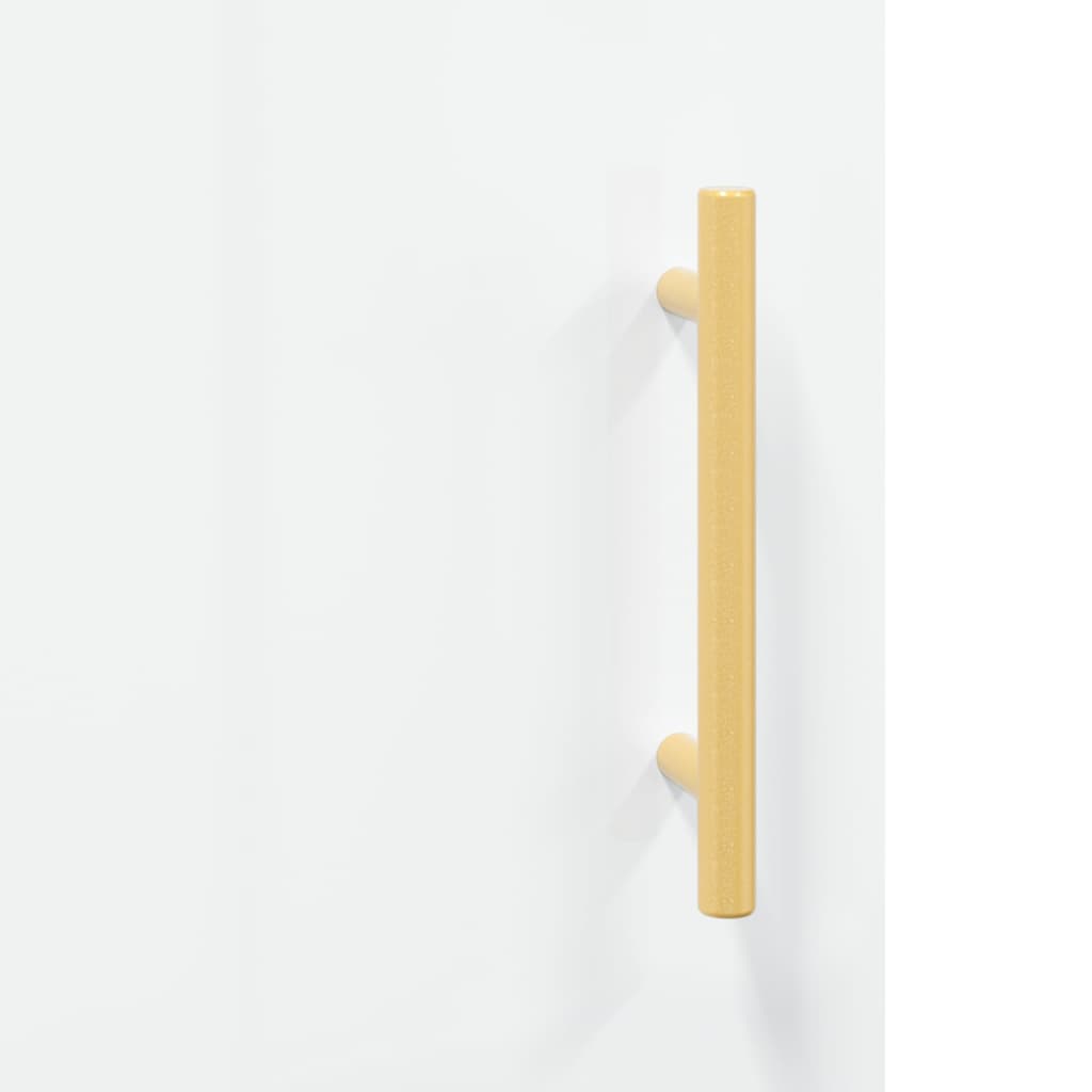 Komoda sjajna bijela 69,5x34x90 cm od konstruiranog drva