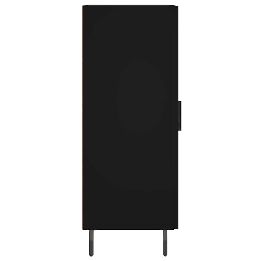 Komoda crna 34,5 x 34 x 90 cm od konstruiranog drva