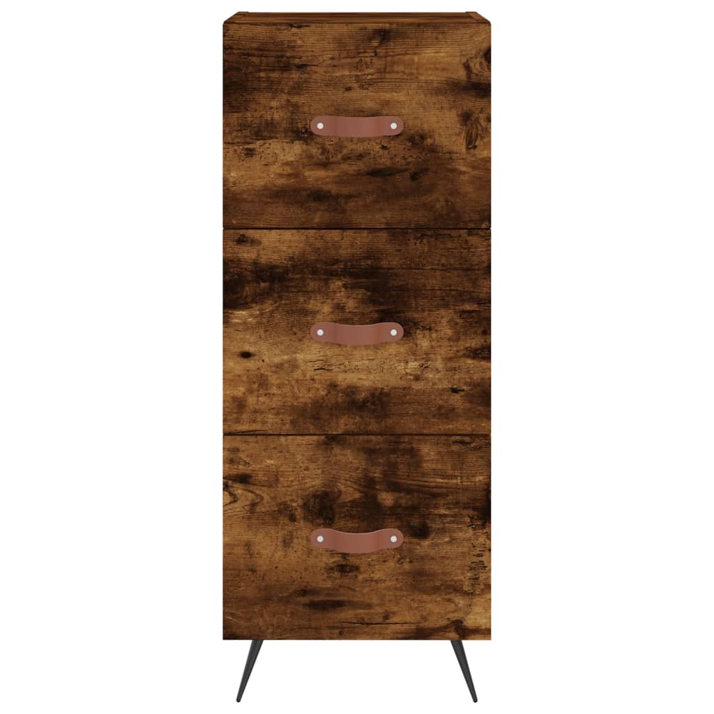 Komoda boja dimljenog hrasta 34,5x34x90 cm konstruirano drvo