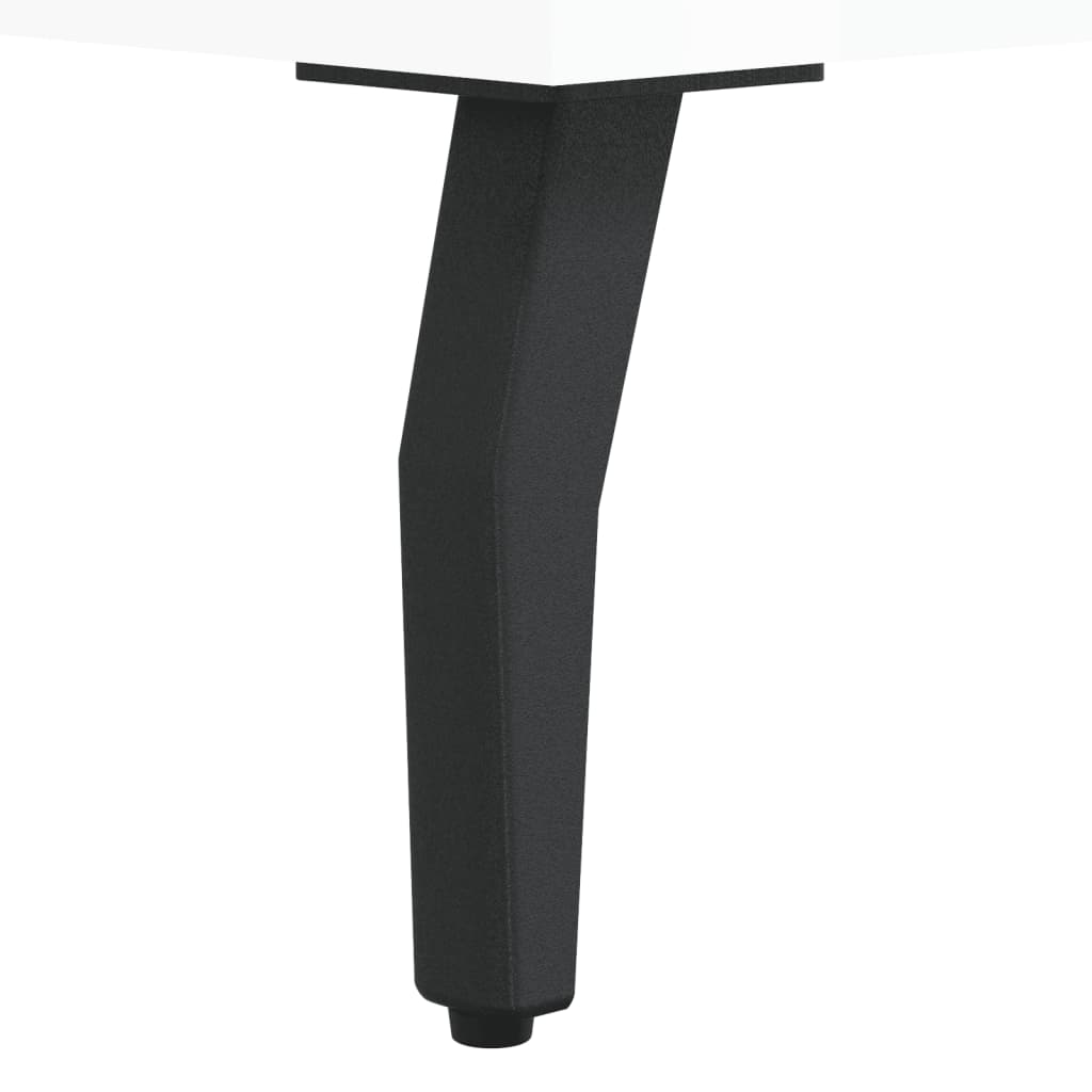 Komoda sjajna bijela 34,5 x 34 x 90 cm od konstruiranog drva