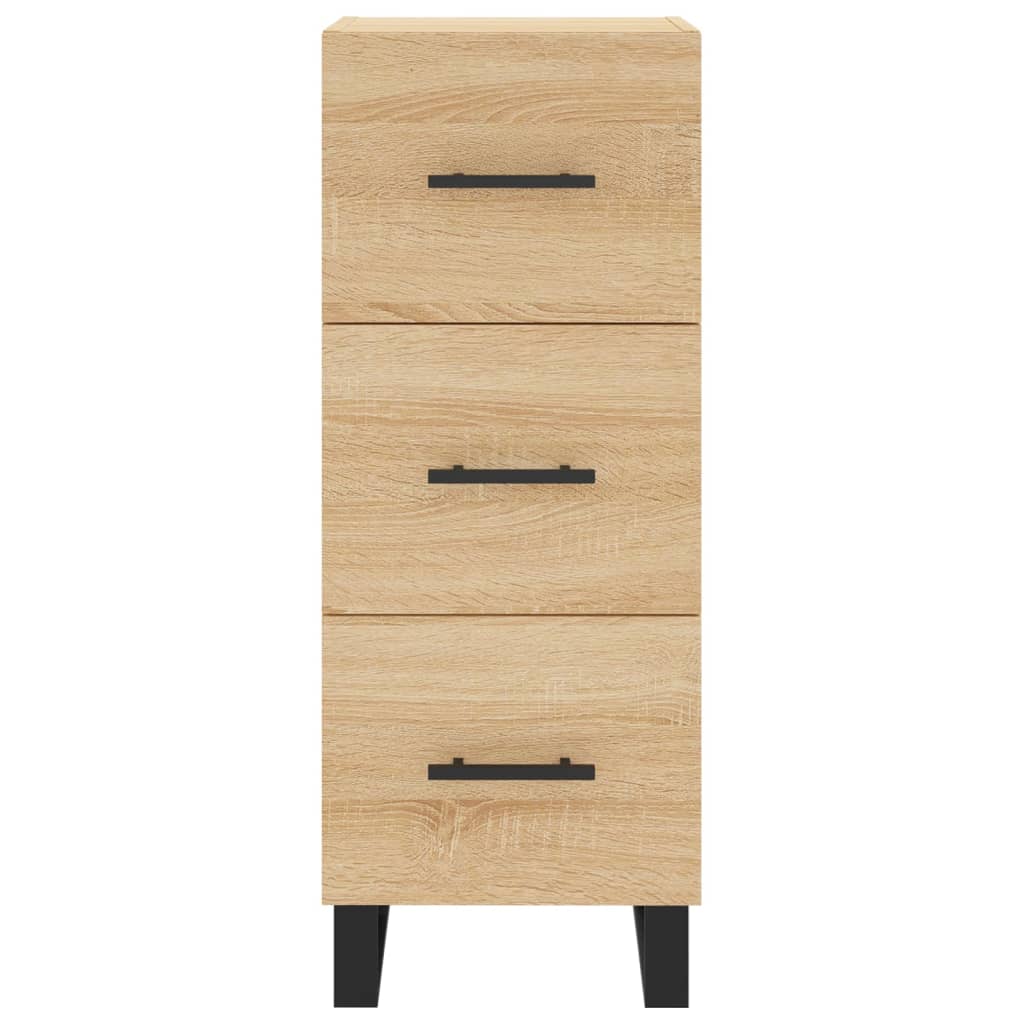 Komoda boja hrasta sonome 34,5x34x90 cm od konstruiranog drva