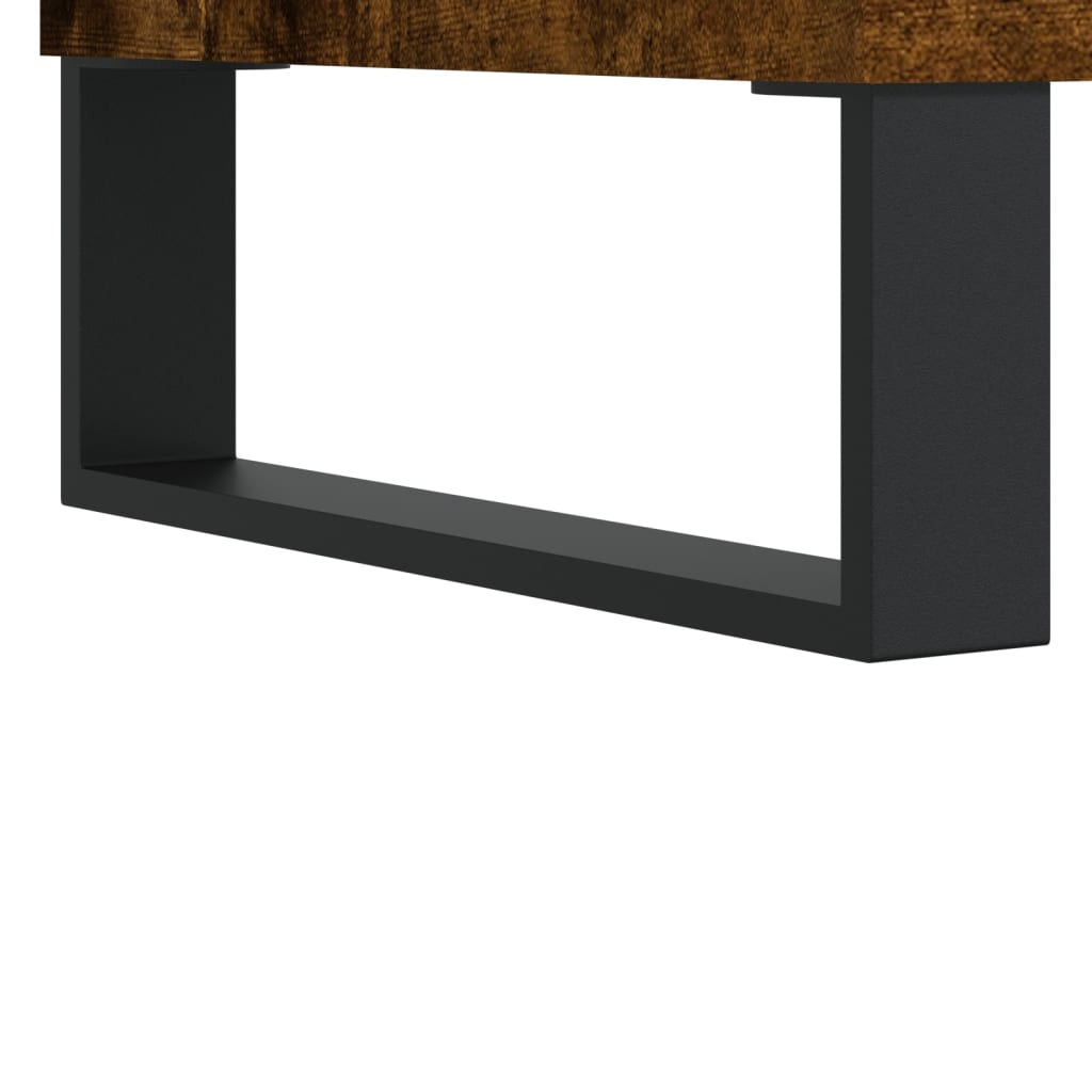 Komoda boja dimljenog hrasta 34,5x34x90 cm konstruirano drvo