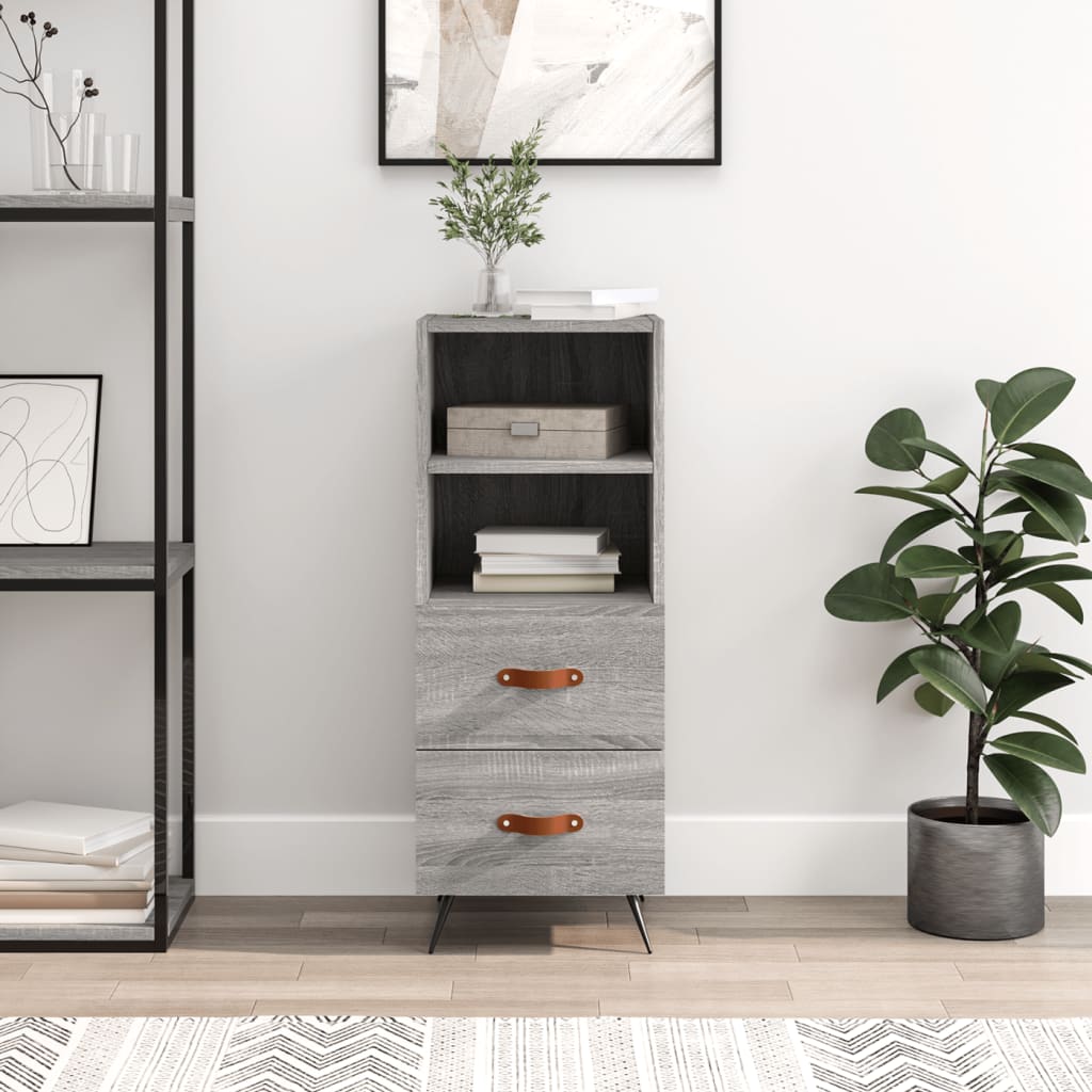 Komoda boja hrasta sonome 34,5x34x90 cm od konstruiranog drva