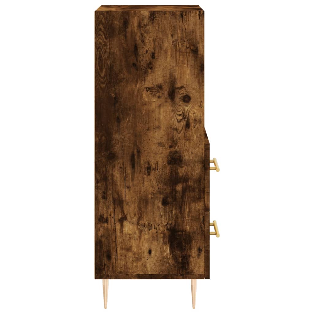 Komoda boja dimljenog hrasta 34,5x34x90 cm konstruirano drvo